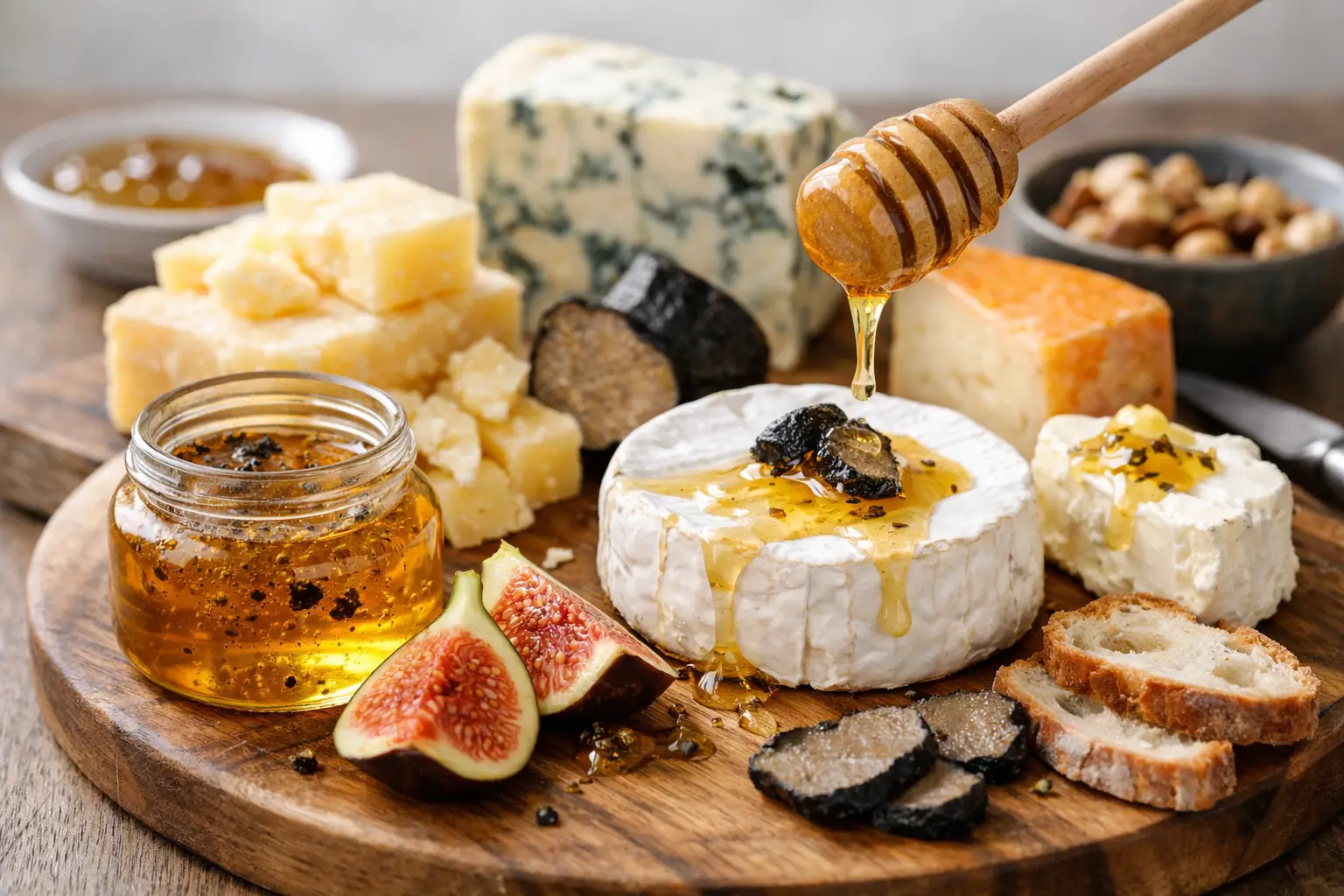 How to Pair Truffle Honey With Cheese