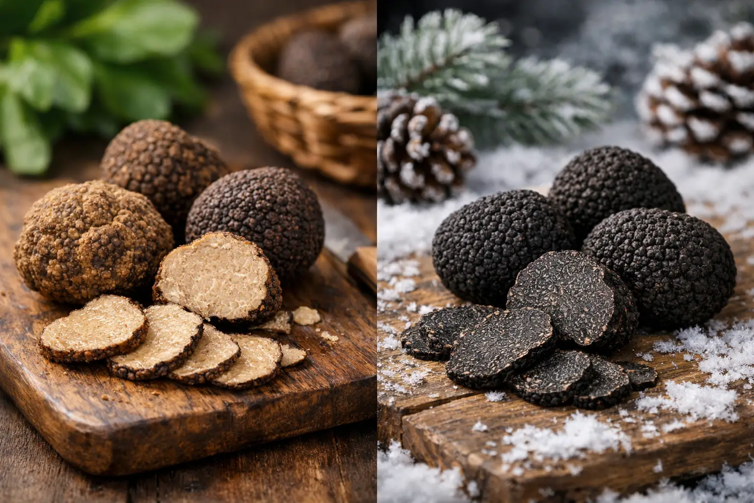 Summer Truffles vs Winter Truffles Compared